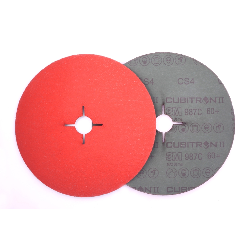 Disque abrasif support fibre 3M™ Cubitron™ II 987C