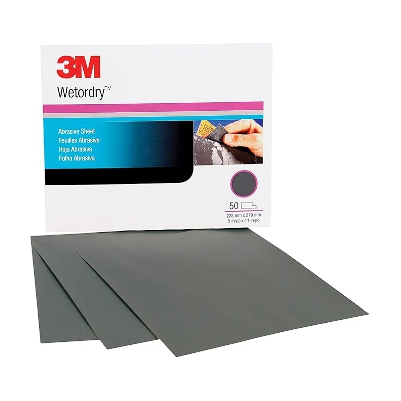 Feuille abrasive support papier 3M™ Wetordry™ 401Q