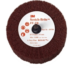 Brosse à lamelles abrasives non-tissées 3M™ Scotch-Brite™ Roloc™ PF-ZR