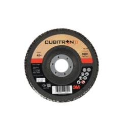 Disque à lamelles abrasives support fibre  3M™ Cubitron™ II 969F