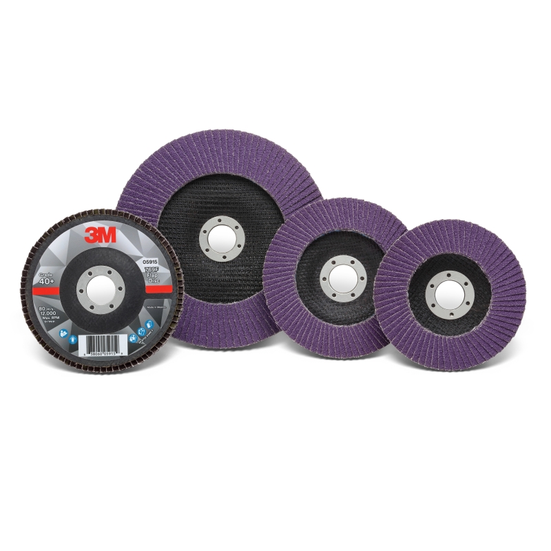 Disque à lamelles abrasives support fibre 3M™ 769F