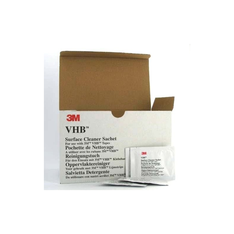3M™ VHB™ Cleaner, Transparent, 100 Sachets