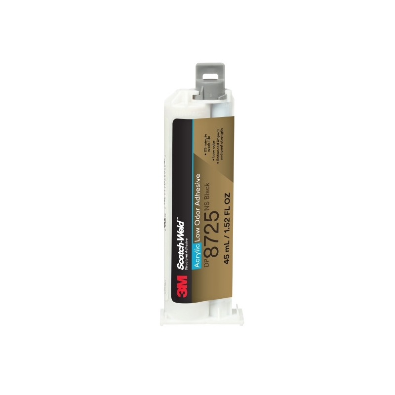 3M™ Scotch-Weld™ DP8725NS Black Acrylic Adhesive, 45 ml