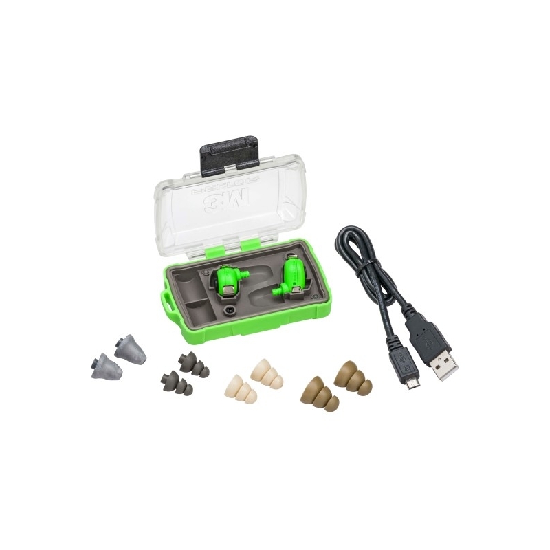 Bouchons d’oreille électroniques 3M™ Peltor™ EEP-100 EU, Vert