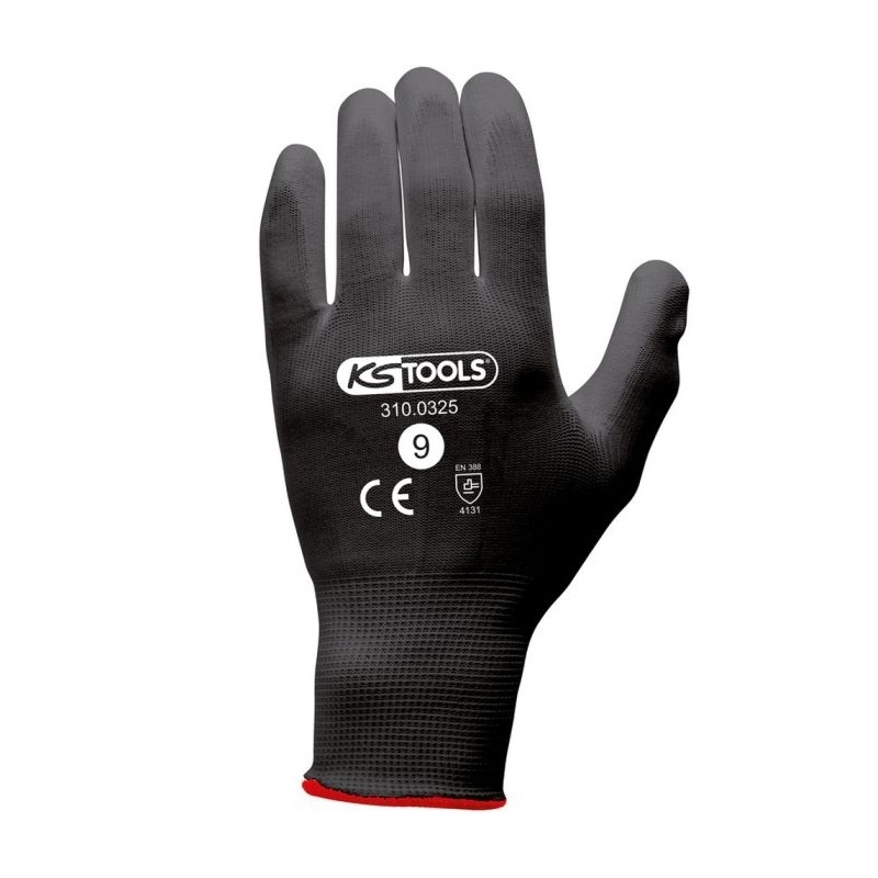 Box mit 12 Paar KS TOOLS Mikrofaserhandschuhen