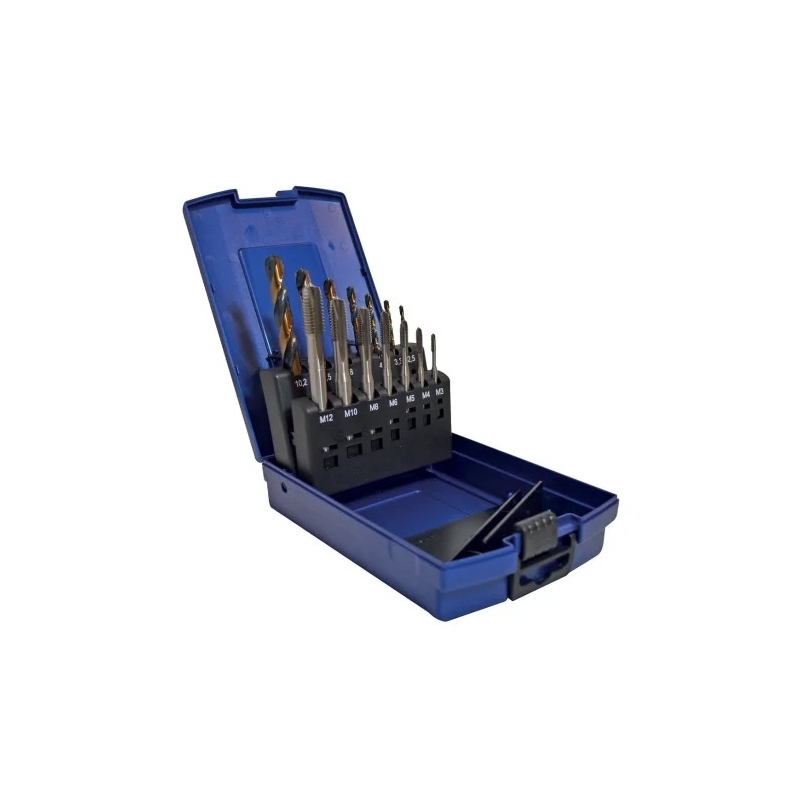 ALPHA COUPE 7 Cobalt 5% Taps + 7 Gold&Black Drills Set