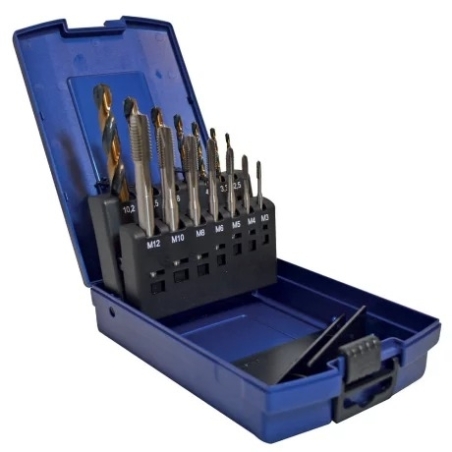 ALPHA COUPE 7 Cobalt 5% Taps + 7 Gold&Black Drills Set