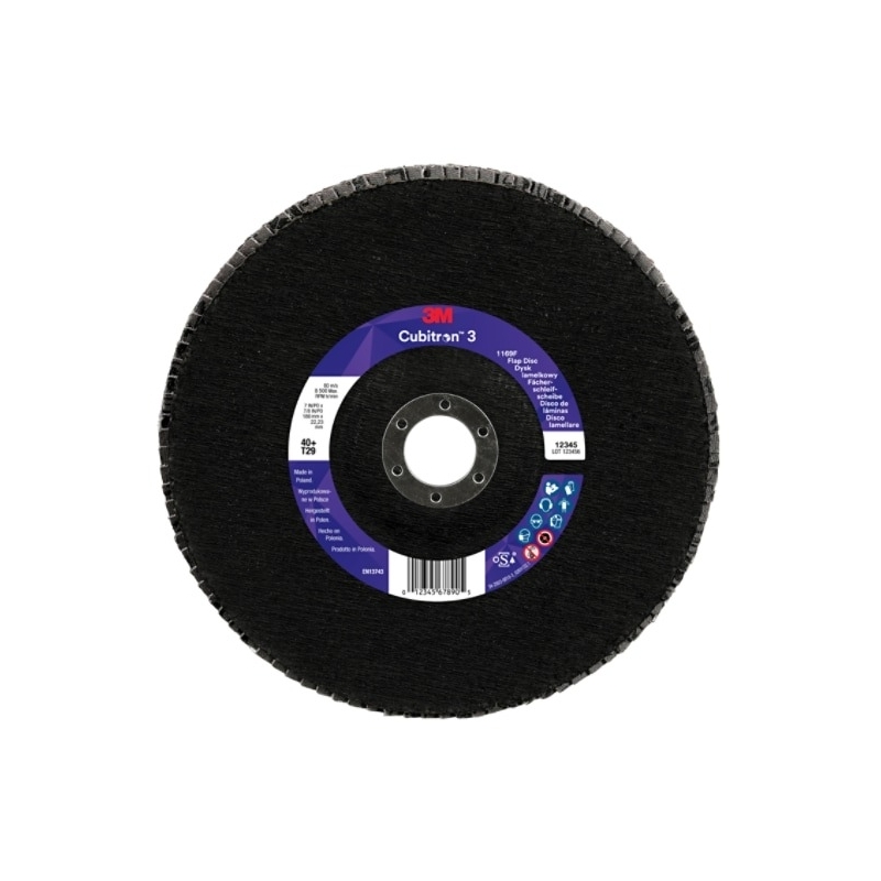3M™ Cubitron™ 3 1169F flap disc