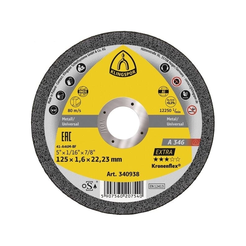 Disque à tronçonner Klingspor® A346EX