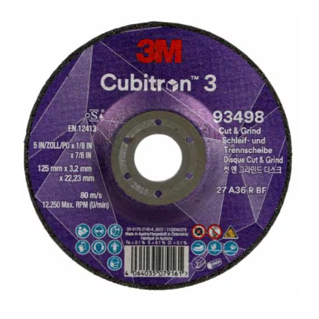 Disque 2-en-1 3M™ Cubitron™ 3