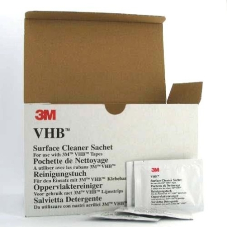 3M™ VHB™ Cleaner, Transparent, 100 Sachets