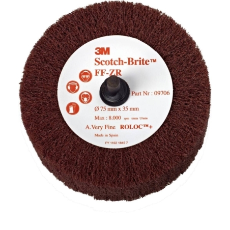 Scotch-Brite Roloc PF-ZR Non-Woven Flap Brush